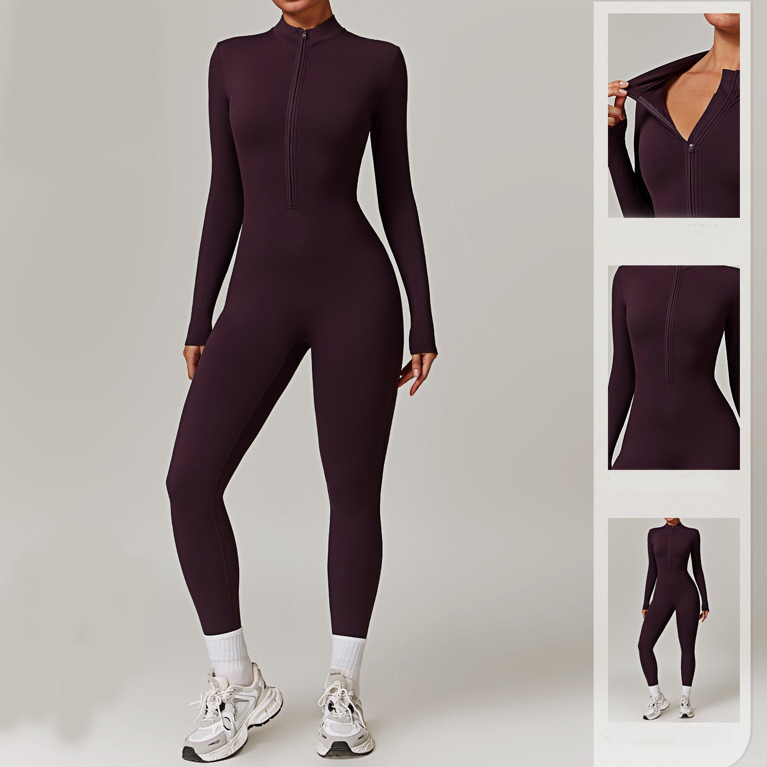Jasminique Zip Jumpsuit