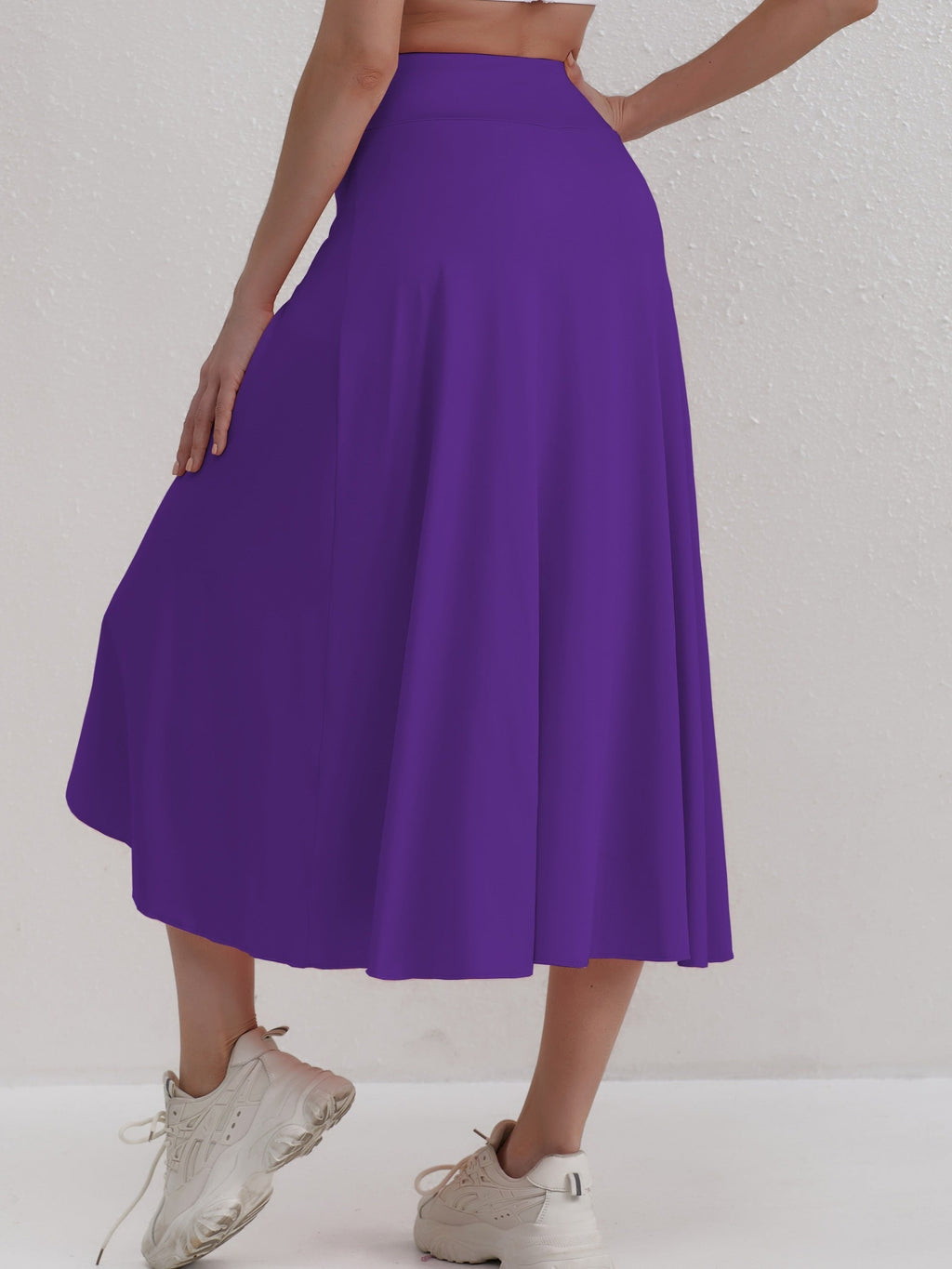 Jasminique Athletic Rok – Asymmetrische Split & Hoge Taille Pasvorm