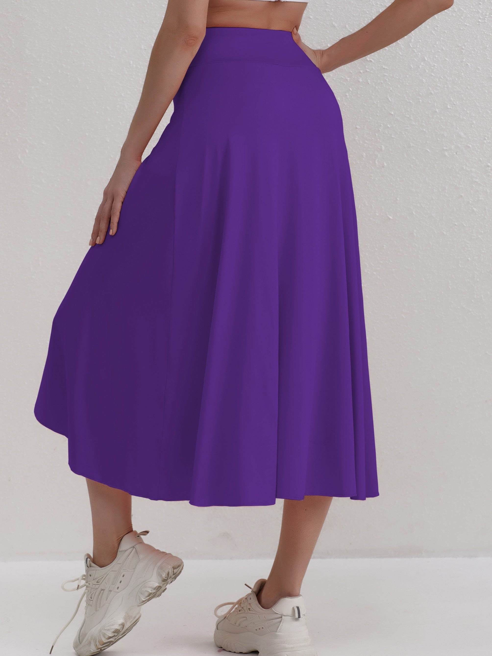 Jasminique Athletic Rok – Asymmetrische Split & Hoge Taille Pasvorm