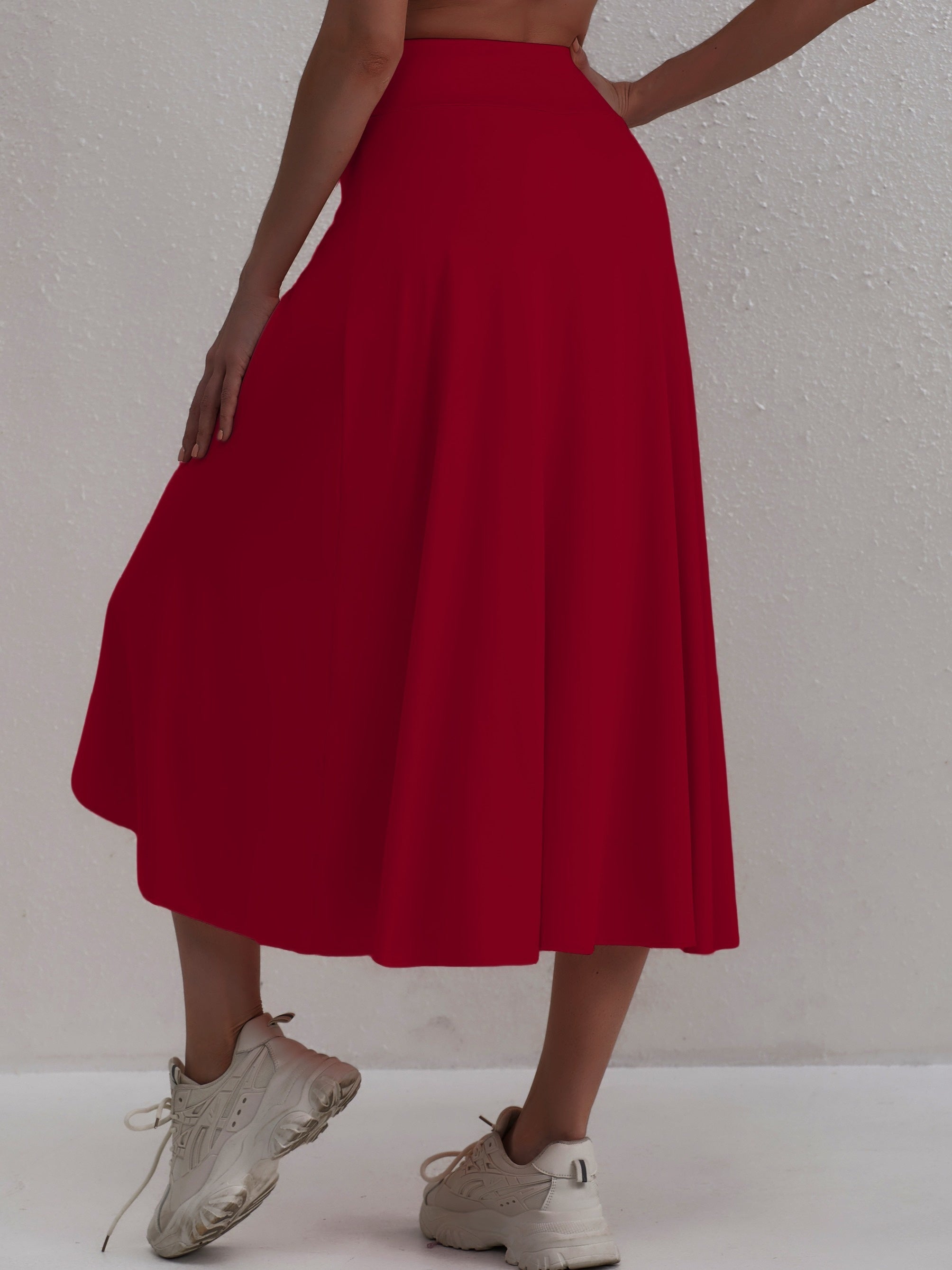 Jasminique Athletic Rok – Asymmetrische Split & Hoge Taille Pasvorm