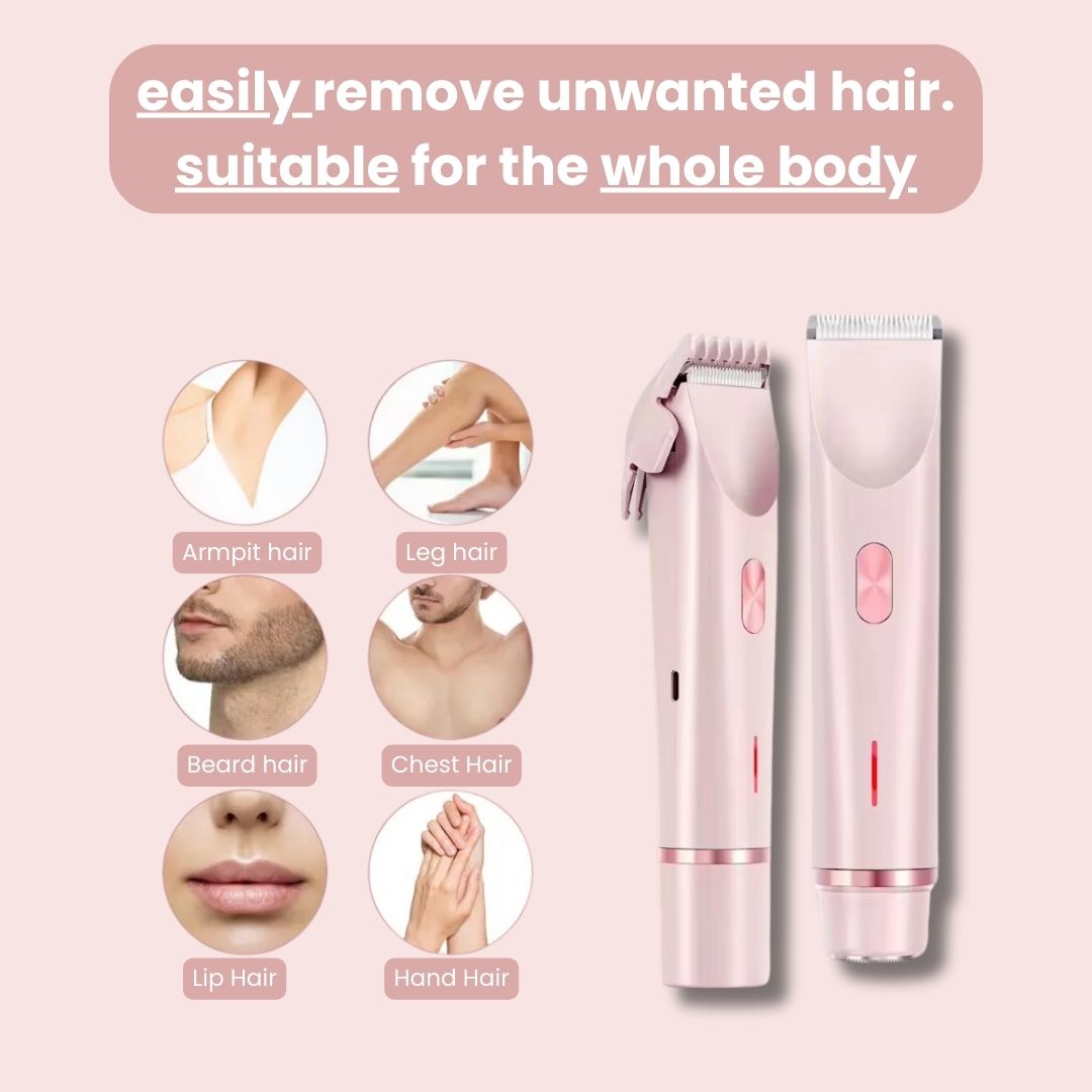 Jasminique GlowShave™ – 2-in-1 Women’s Body Shaver